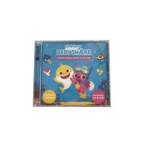 Pinkfong Baby Shark The Best of Baby Shark CD DVD 2-Disc Set with Stickers 2019